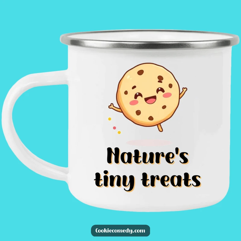 Funny Sprinkle Bounce Cookie Camping Mug: Adventurous Joy & Durable Fun