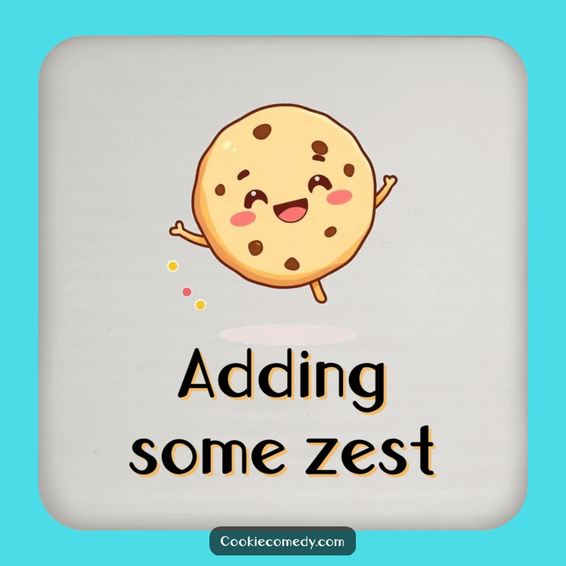 Funny Sprinkle Bounce Cookie Coasters: Protect Surfaces with Playful Joy