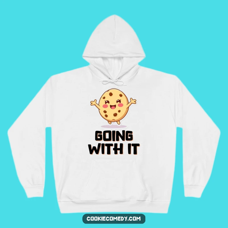 Funny Tumbling Cookie Hoodie: Cozy Fun & Playful Character Comfort