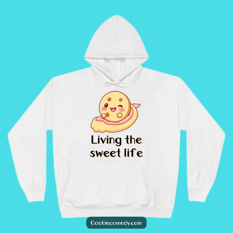 Funny Frosting Slide Cookie Hoodie: Cozy Fun and Joyful Character Comfort