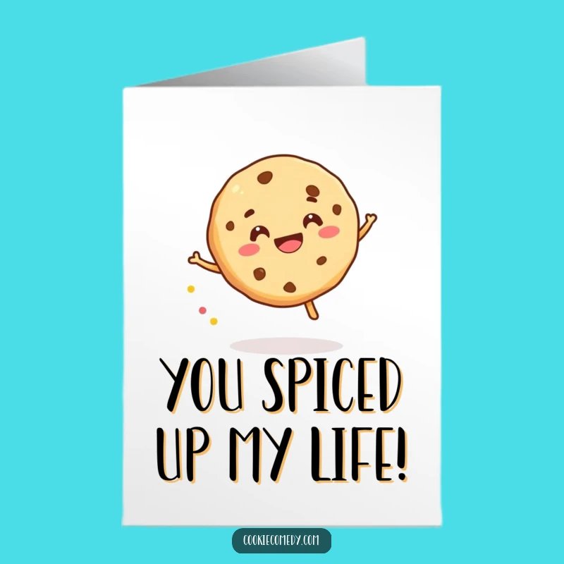 Free Printable Thank You Card: Sprinkle Bounce Cookie, Sweet Humorous Downloadable Gratitude Gift