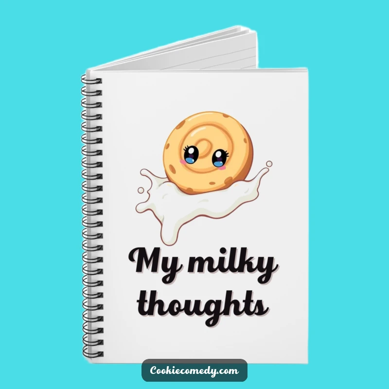Funny Swirl Cookie Notebook: Jottings with a Milk Slide, Creative Funny Gift