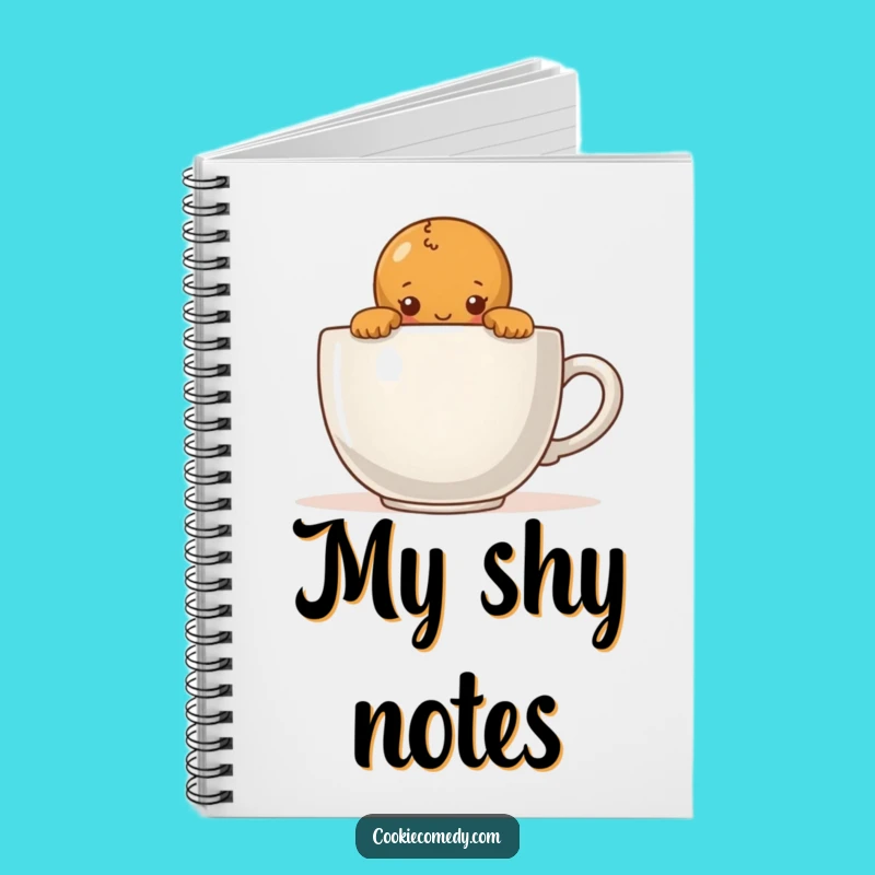 Funny Shy Gingerbread Notebook: Jot Down Thoughts, Creative Funny Gift for Writers