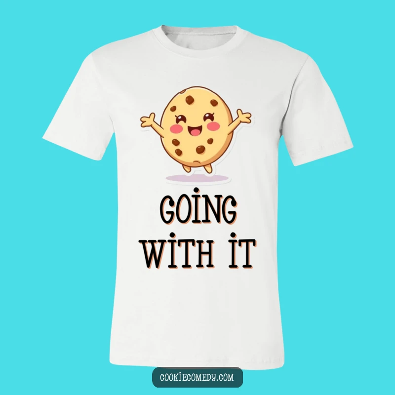 Funny Tumbling Cookie T-Shirt: Wearable Playfulness & Character Fun